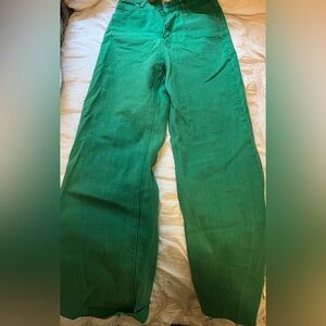 Zara Green jeans